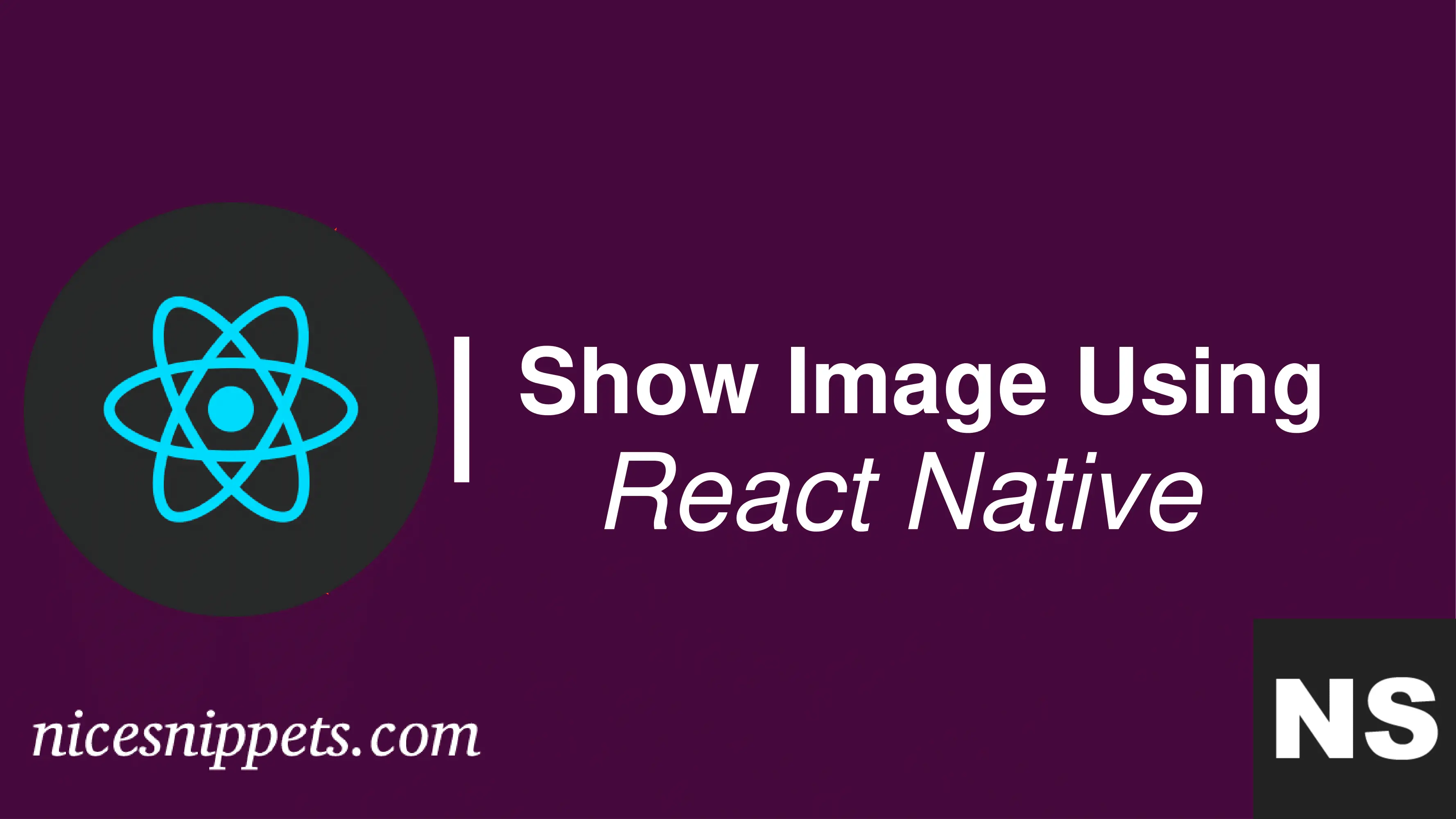 How to Show Image Using React Native?